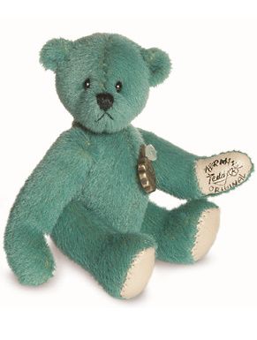 Mini Teddy grün 15755 - Größe 6 cm